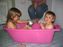 14/05/2009 - Maya and Allie having a bath